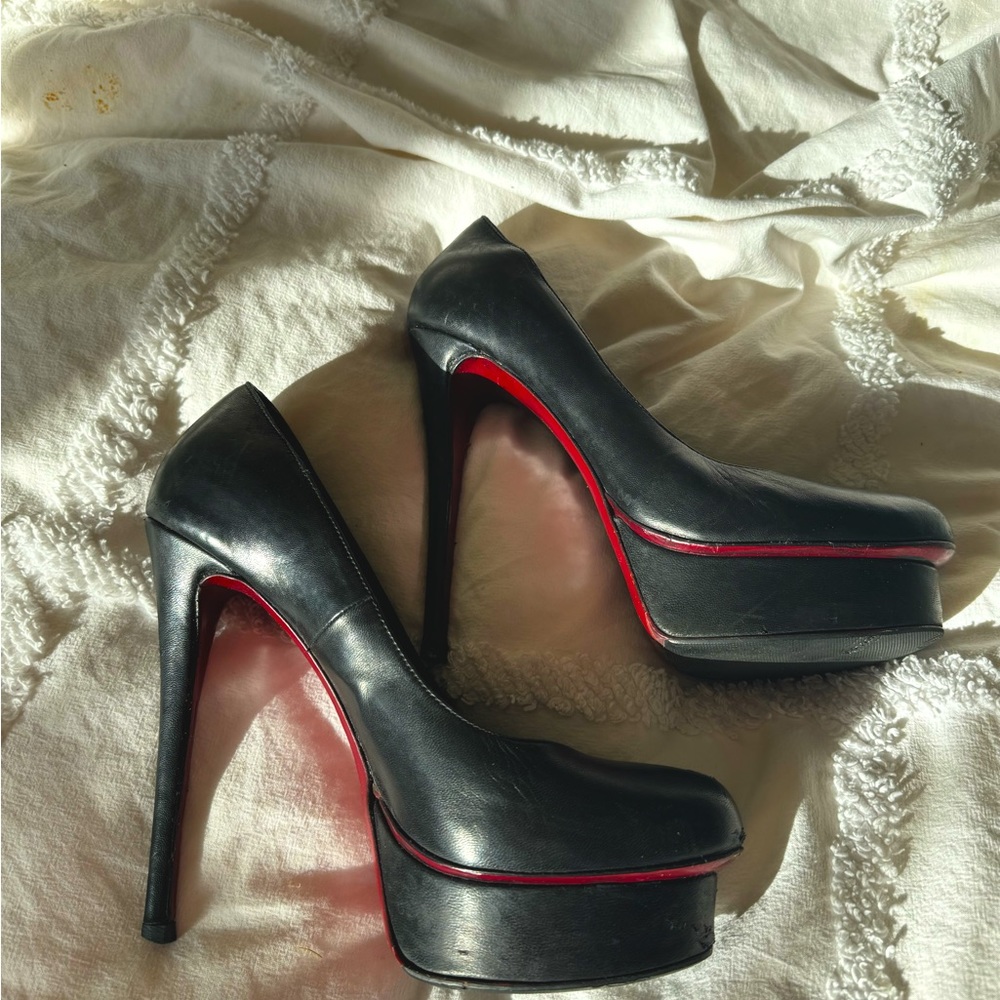 Comfortable high hills platform shoes size 9